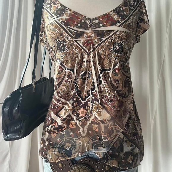 Apt. 9 Tops - asymmetrical hem fairy top y2k